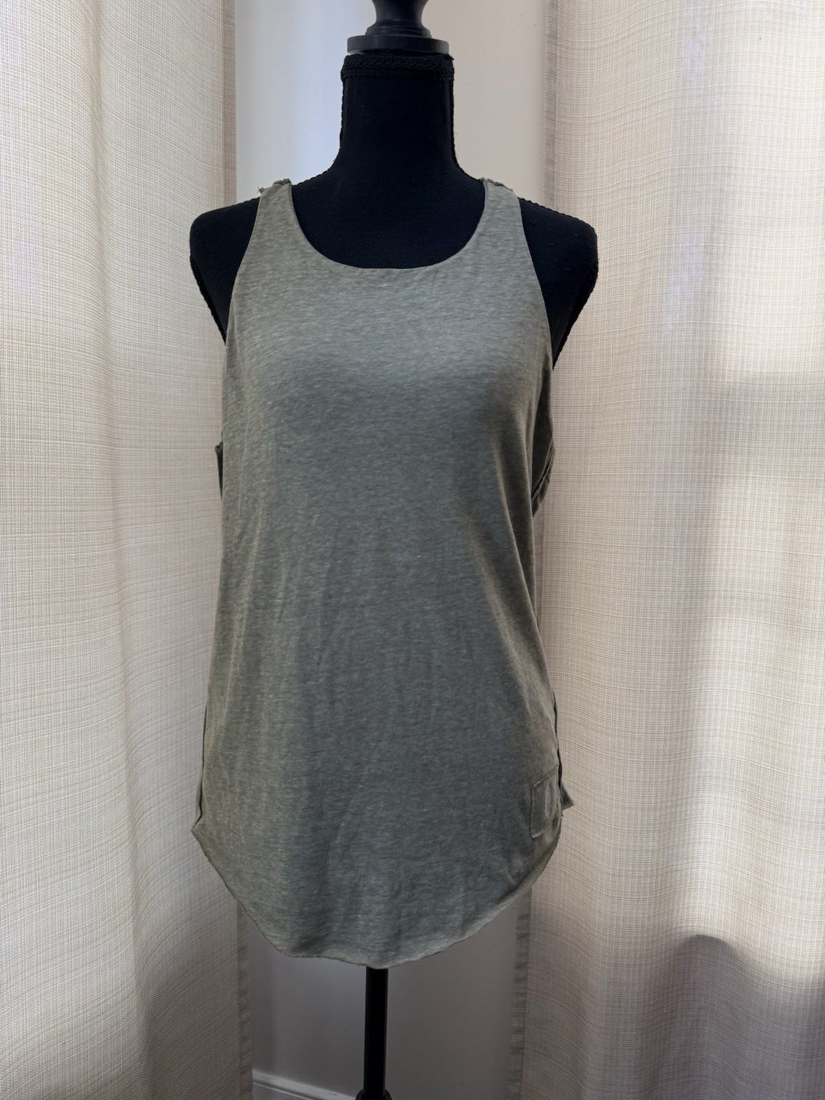FP Movement Exhale Racerback Green Sleeveless Tank Sz M Athleisure Gym Boho NWOT