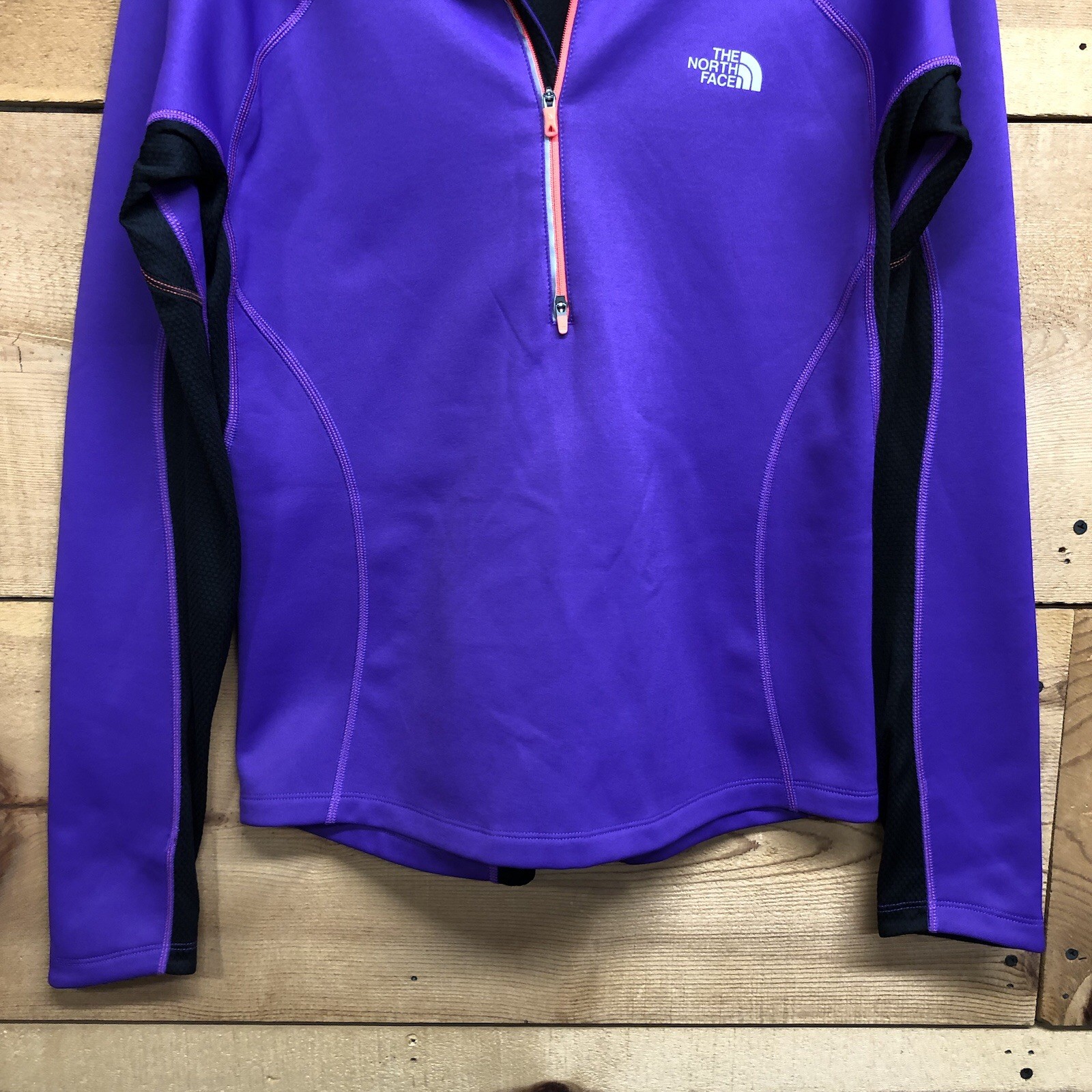The North Face Flashdry 1/2 Zip Pullover Fleece Lined Running Womens Size Medium