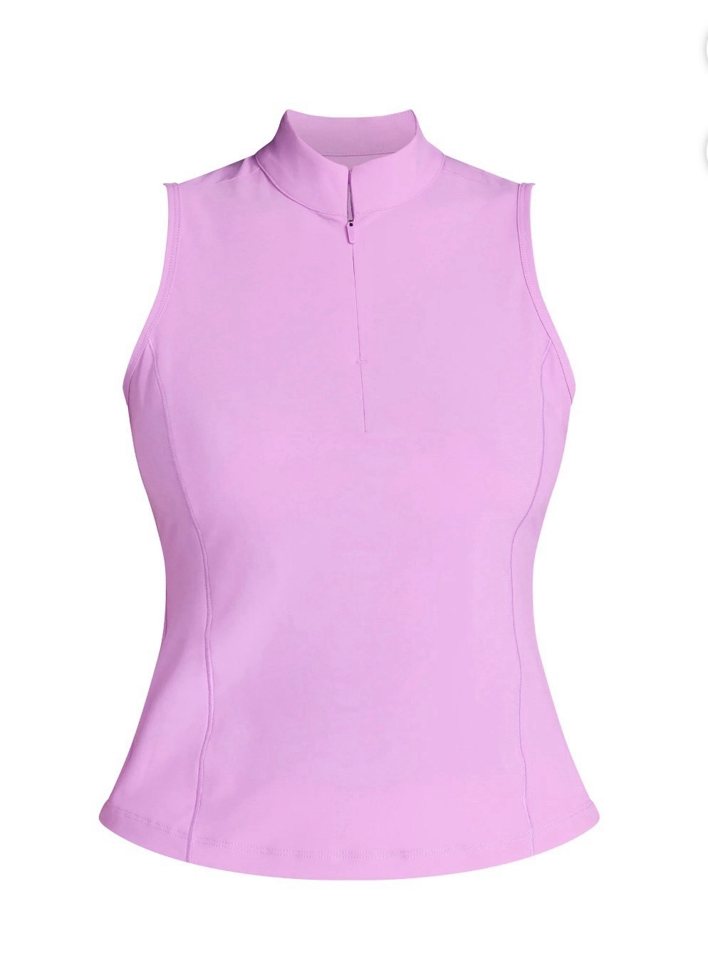 AVIA Women’s Size XL (16-18) Tricot Half-Zip Tank Top • Fleur