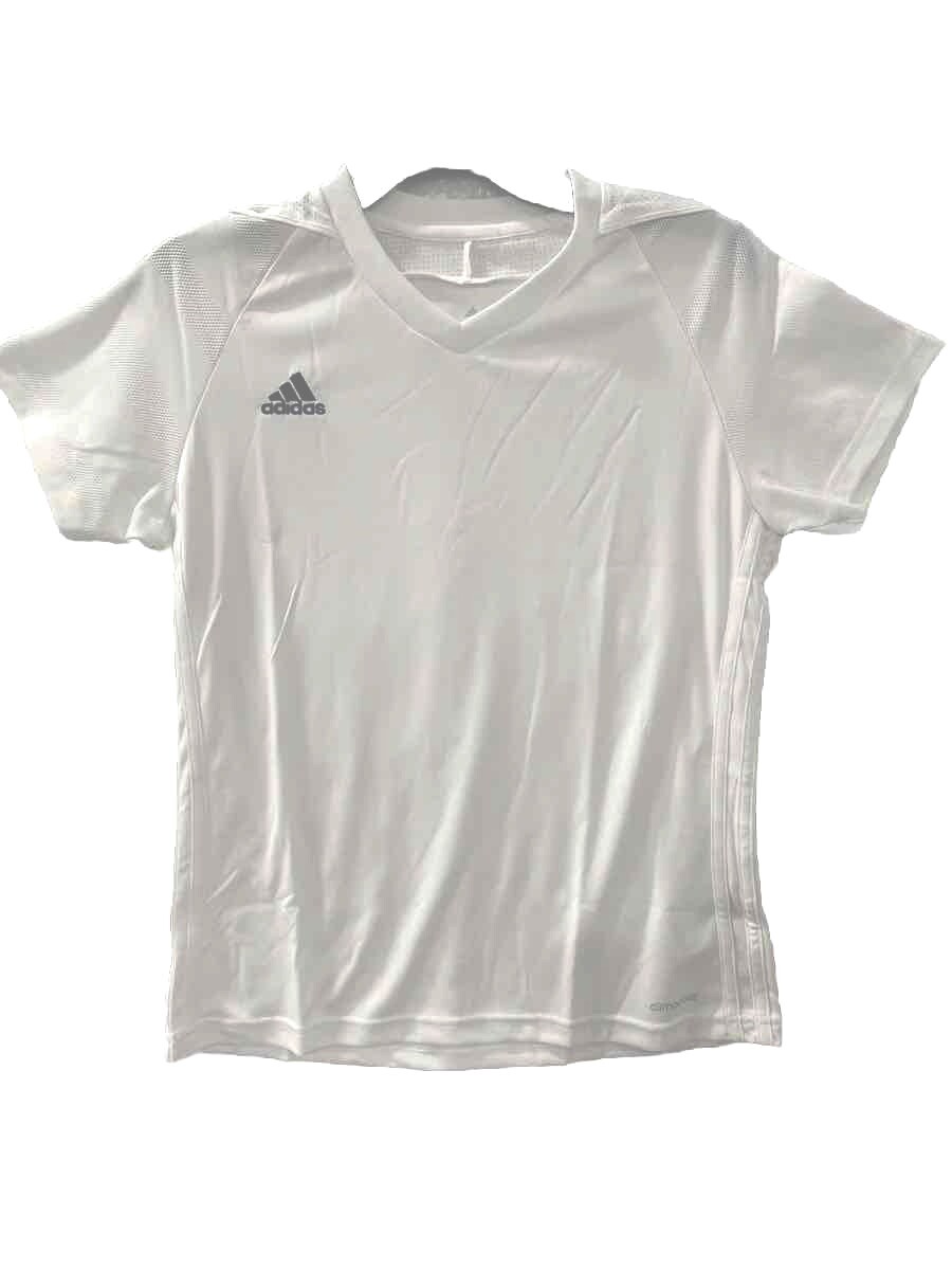 Adidas Women’s Clima Cool Jersey T-Shirt White Mesh Sleeve Active XXS, S , L