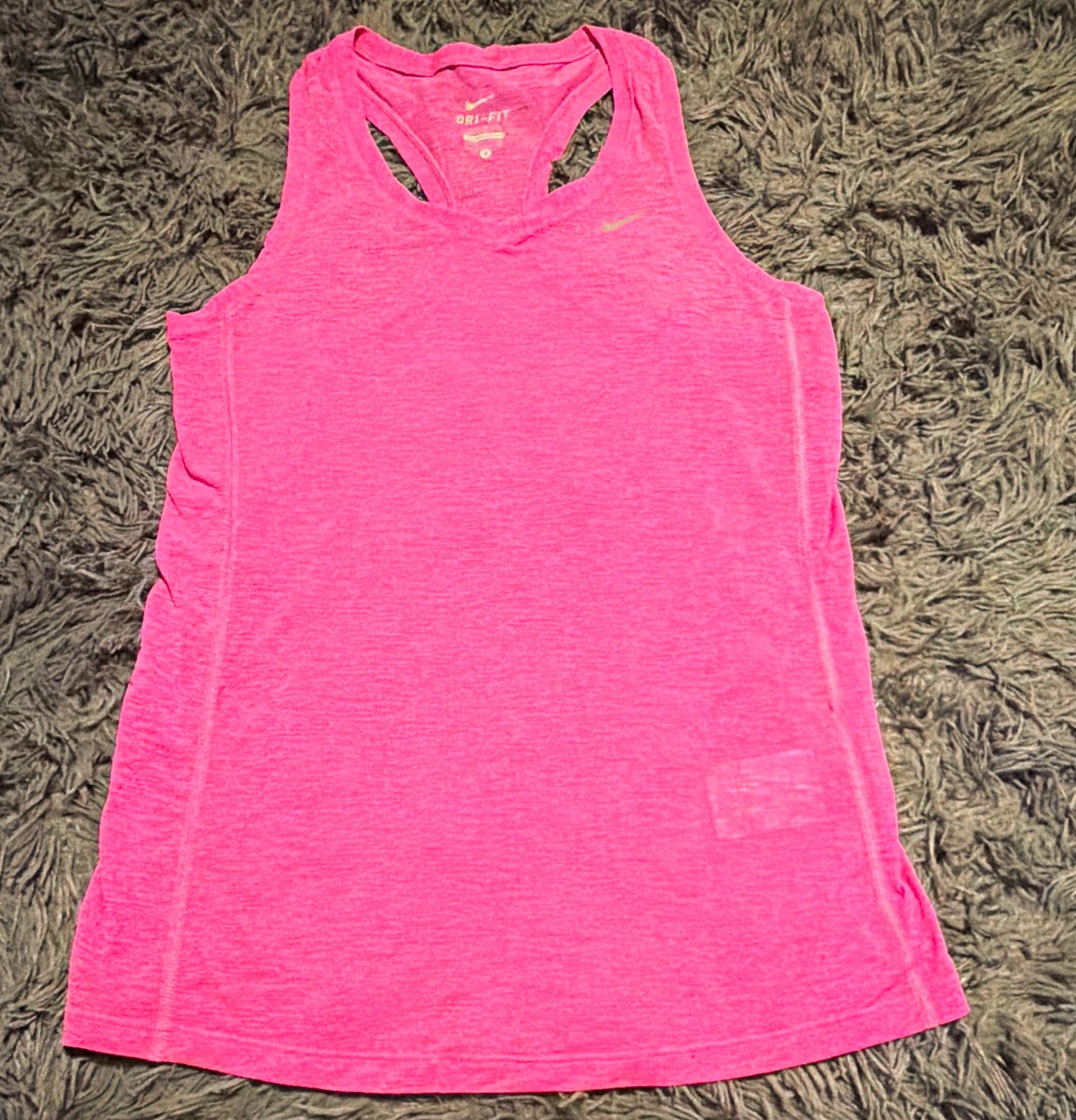 Nike Dri-FIT Women’s Pink Racerback Athletic Tank Top Size M Lightweight