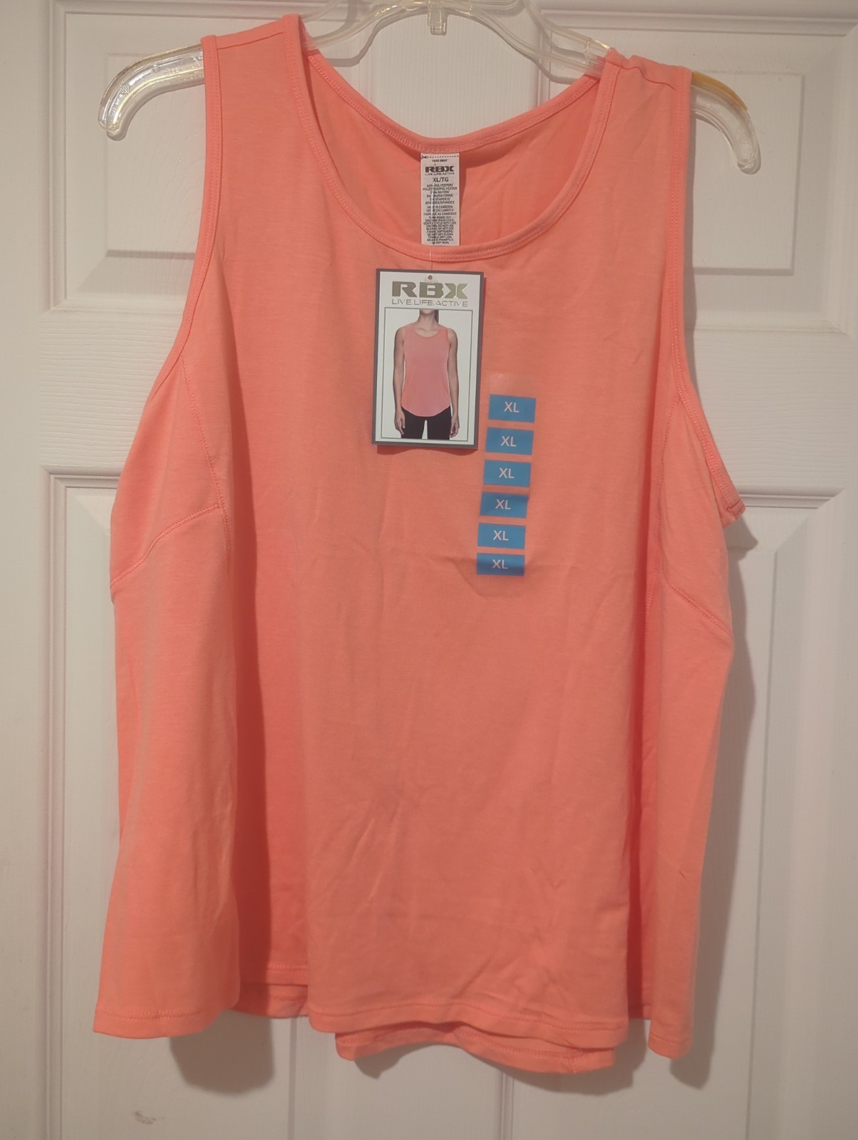 RBX Women’s Active Coral Tank XL