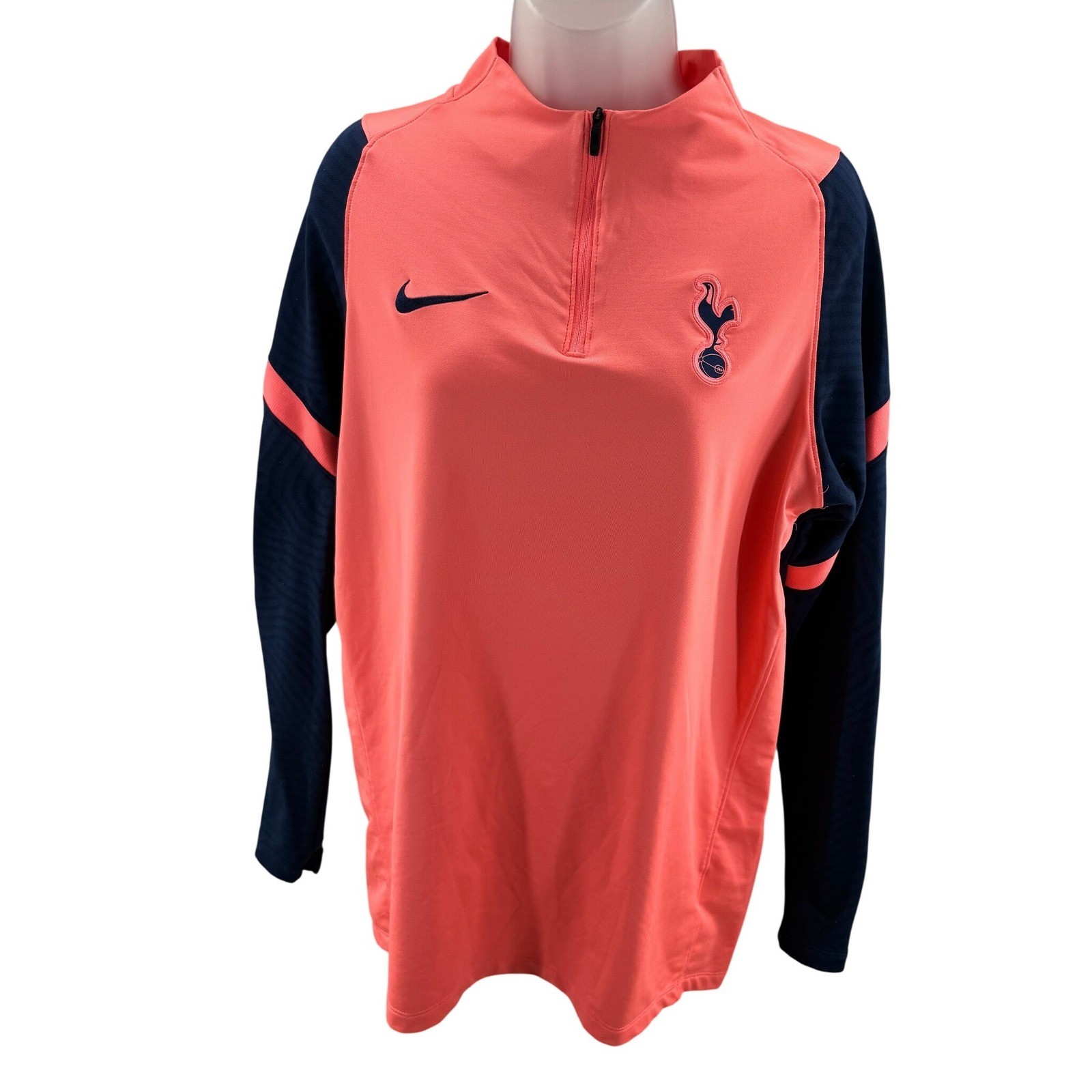 Nike Tottenham Hotspur FC Dri-FIT Quarter Zip Shirt Womens Large