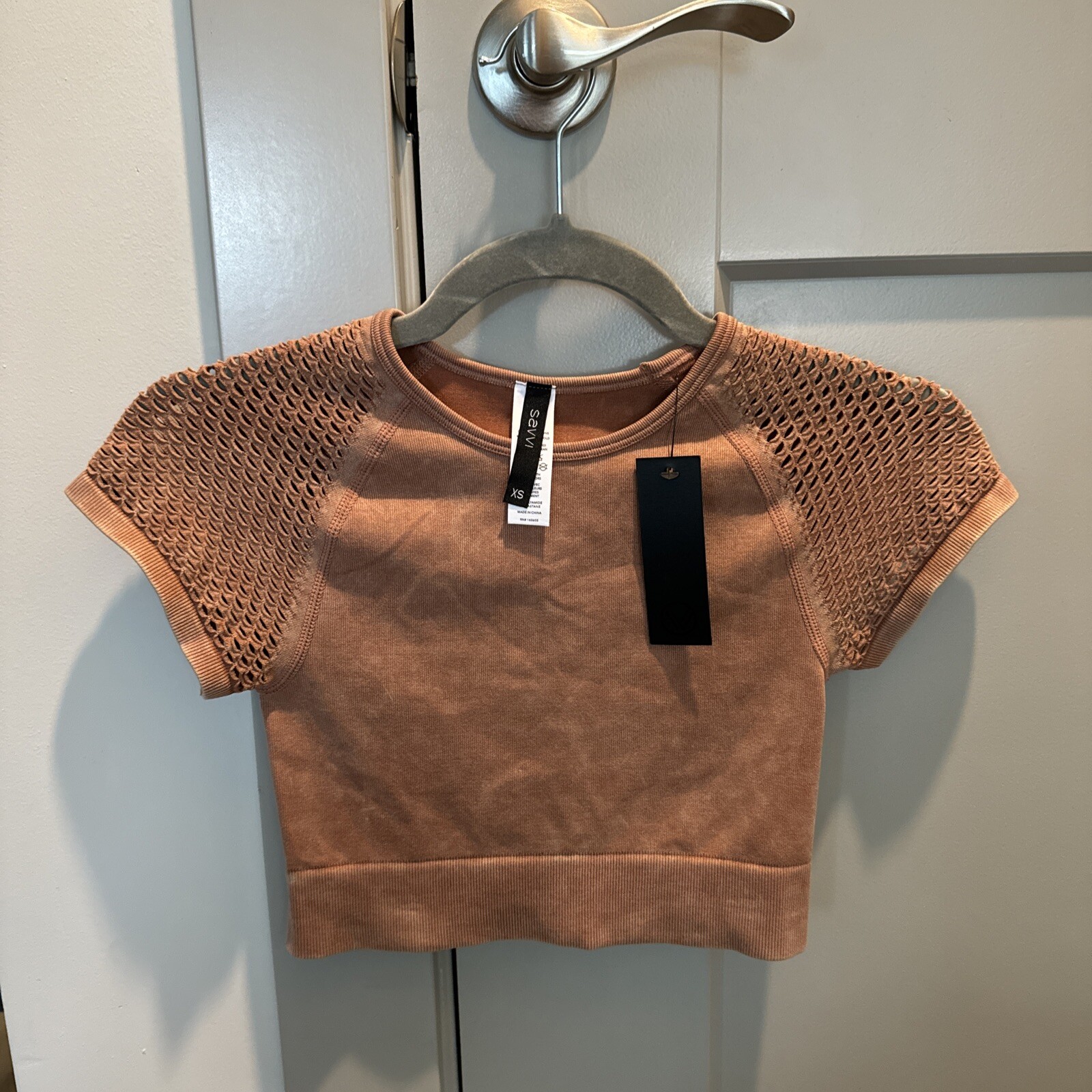 Savvi Women’s Crop Top! Athletic & Workout Clothing! LuLu Inspired~Size XS!