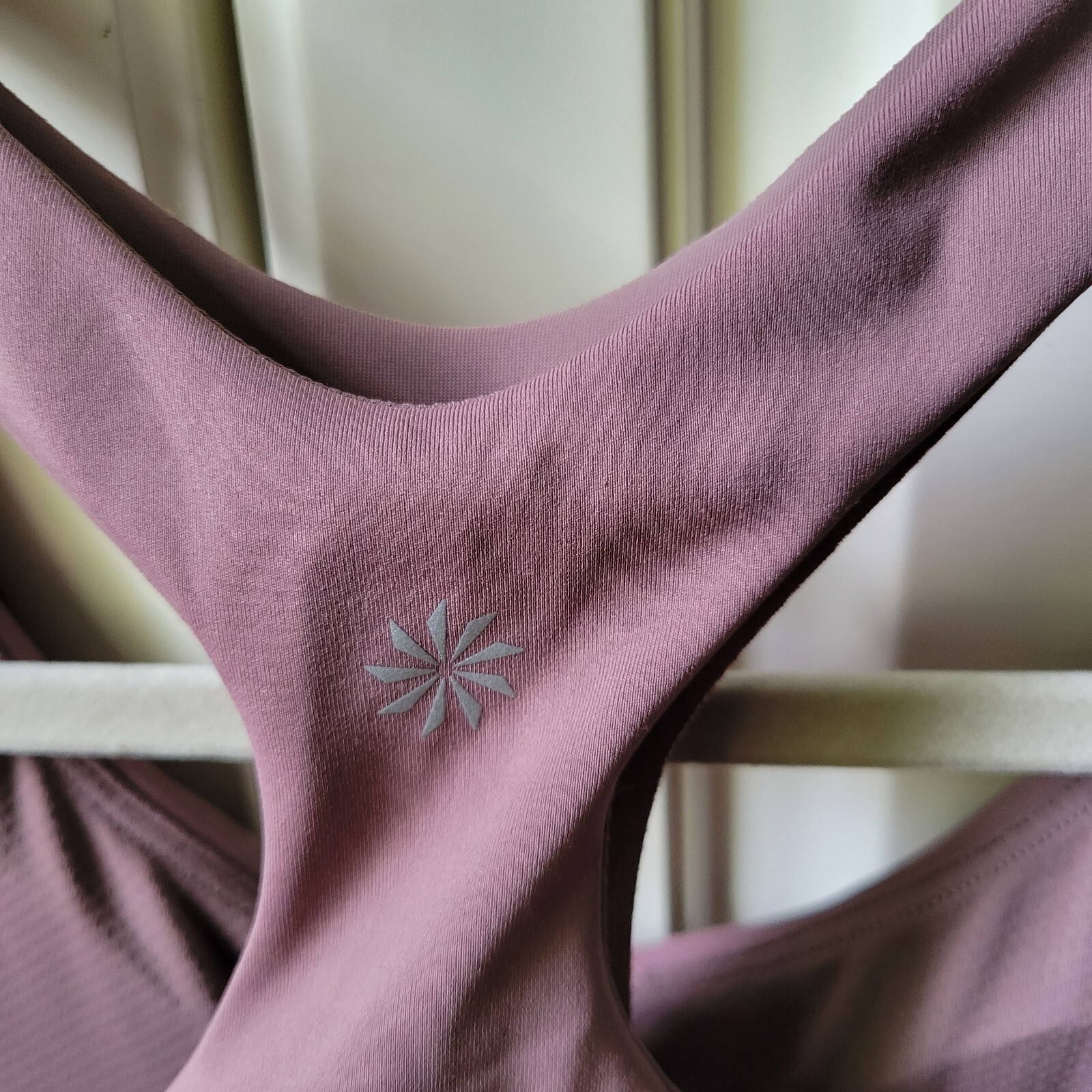 Athleta Ultimate 2-in-1 Support Top Size Small/Smoked Almond Brown Size S