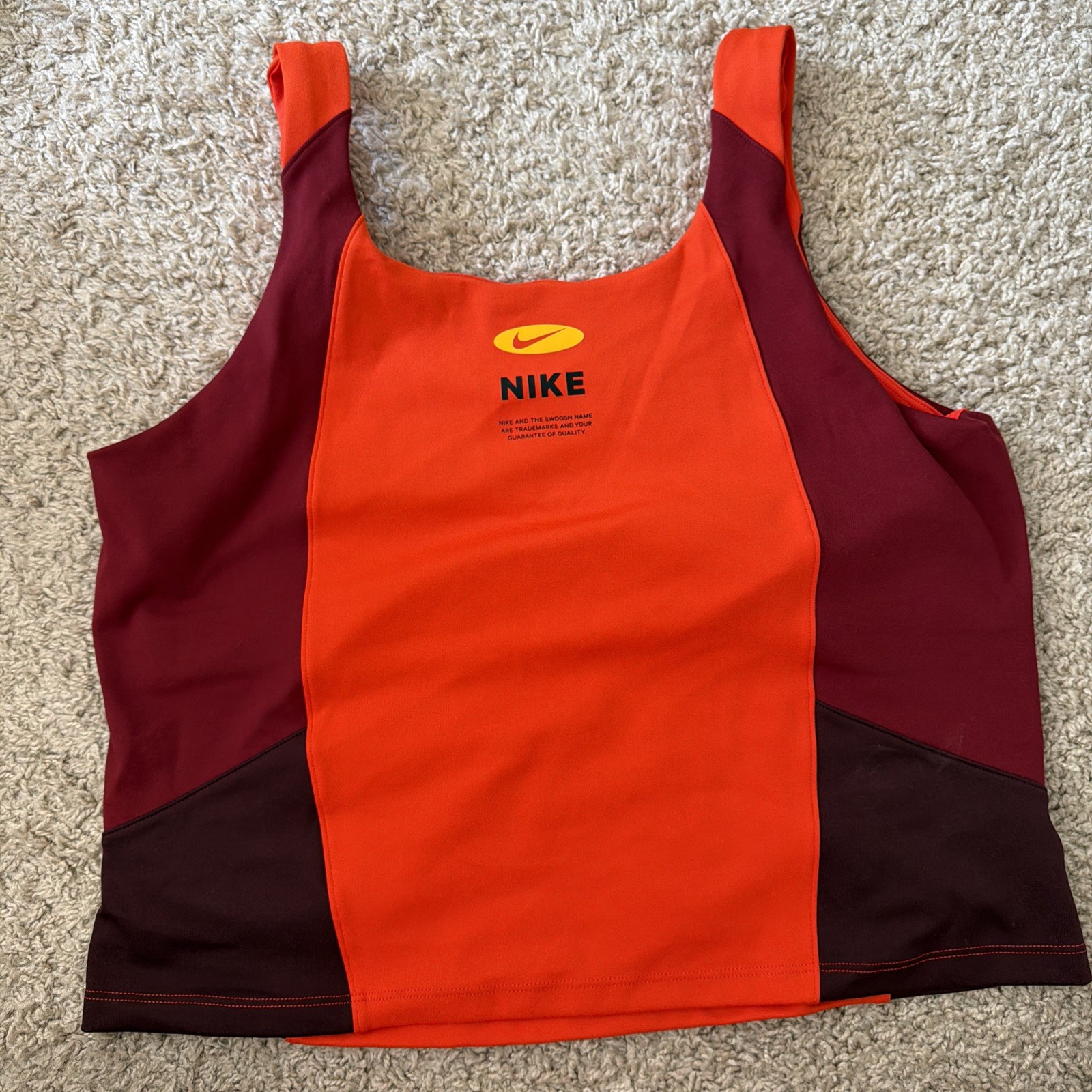 Nike Running Crop Tank Size Large