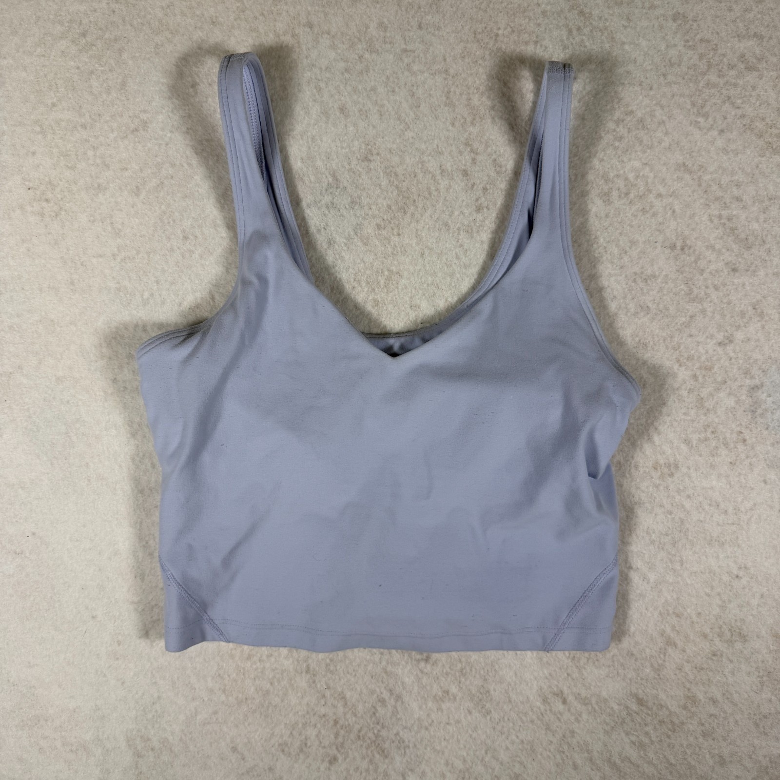 Lululemon Align Tank Top Lavender Purple Nulu Yoga Crop Top Size 6 LW1CW8S