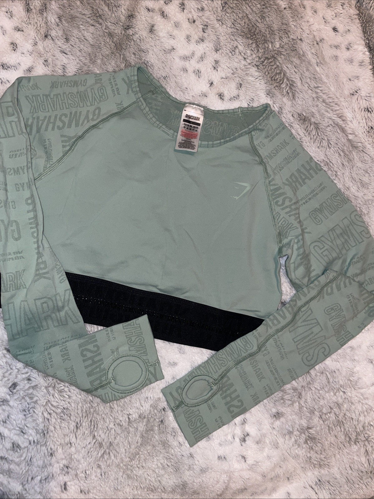 Gymshark Vision Long Sleeve Crop Set Size L