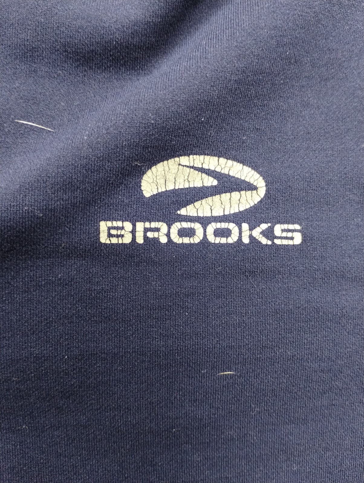 Brooks Running 1/4 Zip Pullover Large Blue Dryline Womens Training Walking Hike