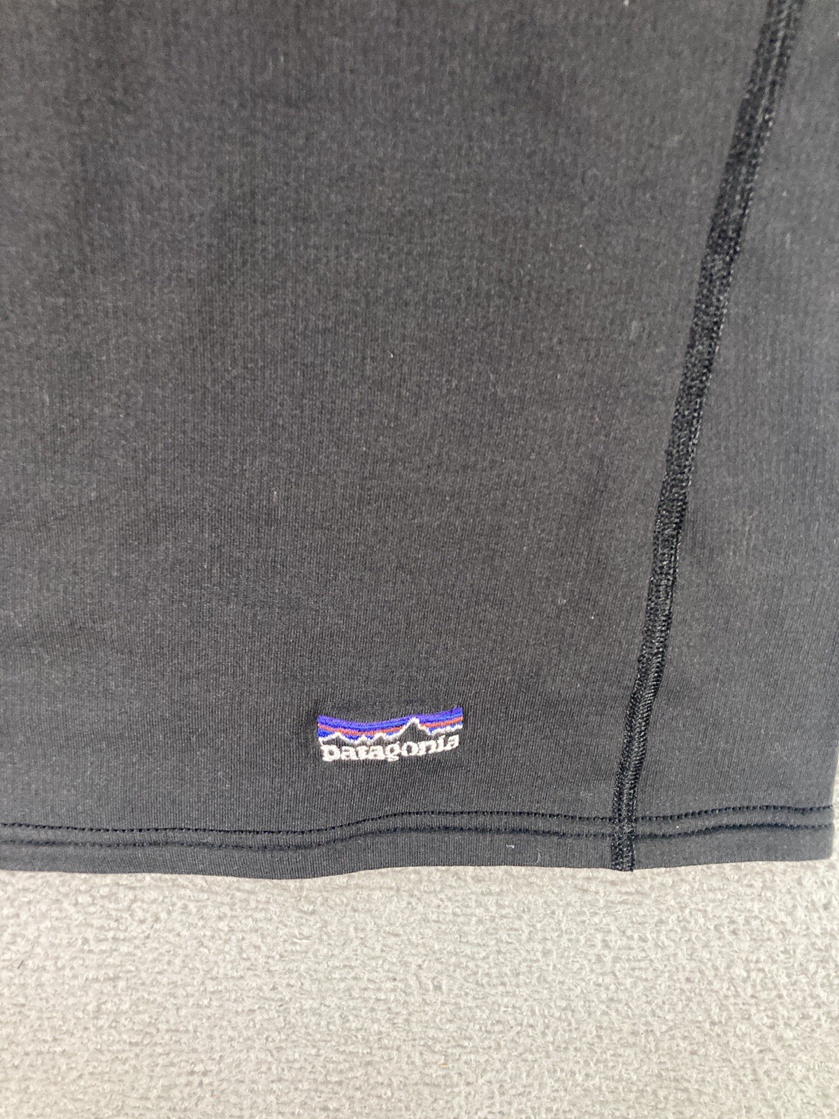 Patagonia Sweater Womens Small Black R Fleece Long Sleeve 1/4 Zip Pullover
