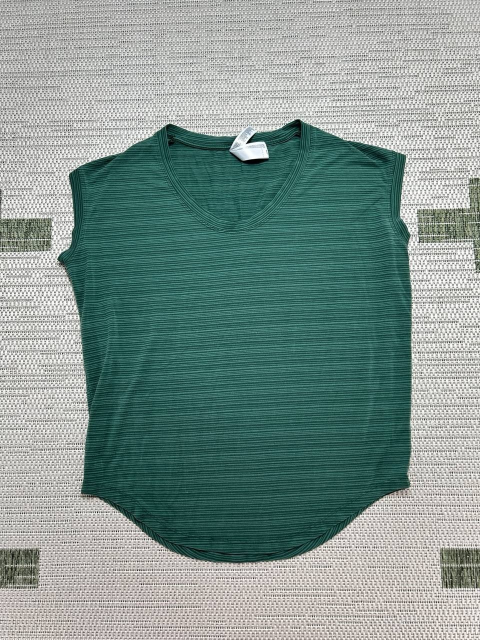 Athleta Shirt Womens Small Green Running Tank Top