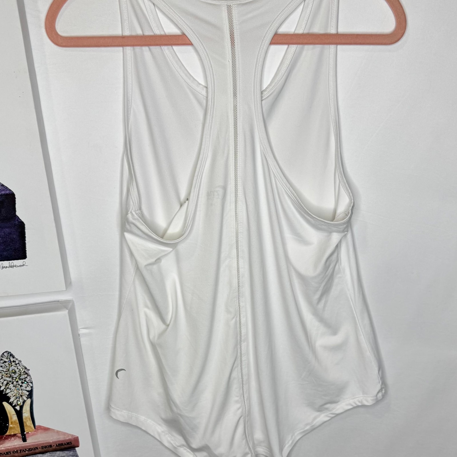 ZYIA Active Effortless White Racerback Tank Top