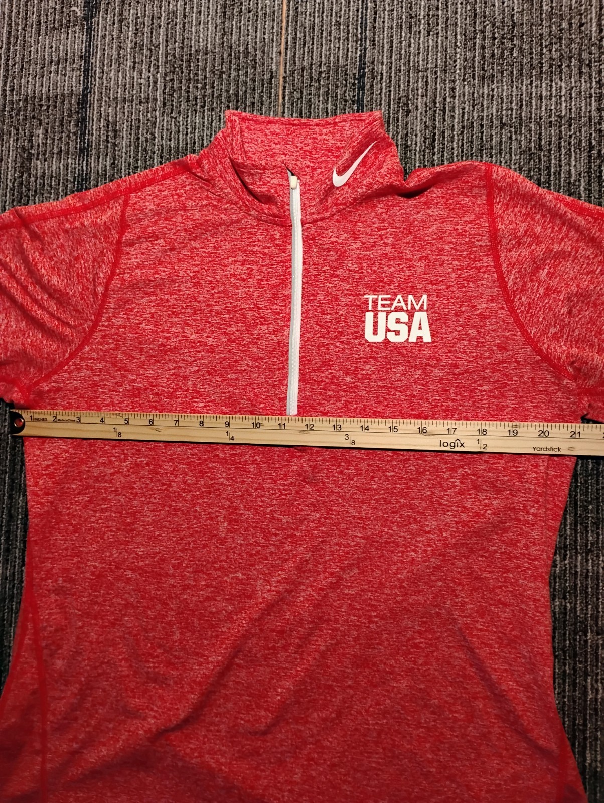 Nike Team USA Element 1/2 Zip Pullover Red Olympics Dri-Fit Sports Women’s XL