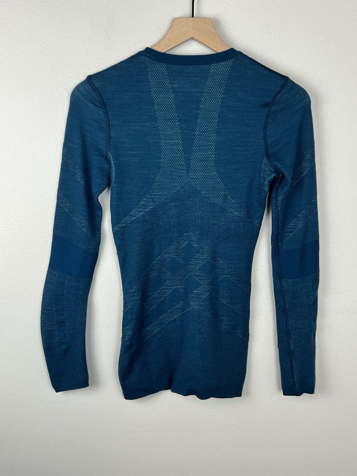 Smartwool Intraknit 200 Teal Baselayer Shirt Women’s Sz S