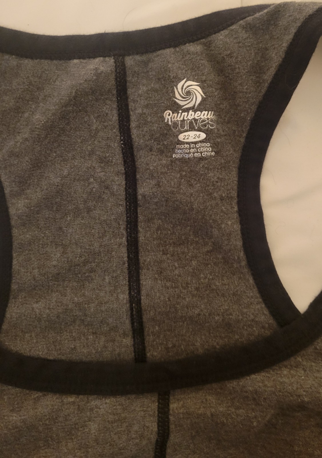 Rainbeau Curves Activewear Athletic 2 Piece Set 22/24 24W Plus Workout Wear 2X