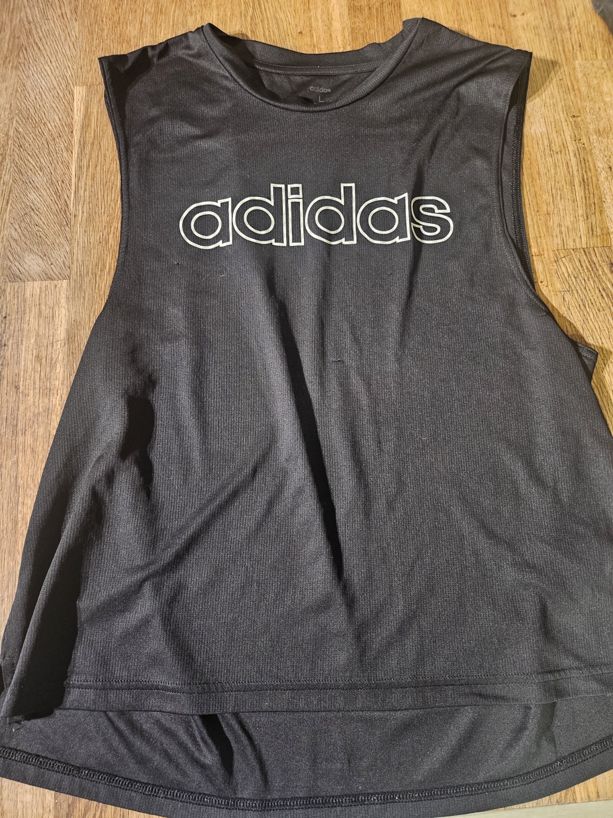 Adidas Aeroready Womans Top Size L Gym Workout Athleisure Athletic Wear Bodycon