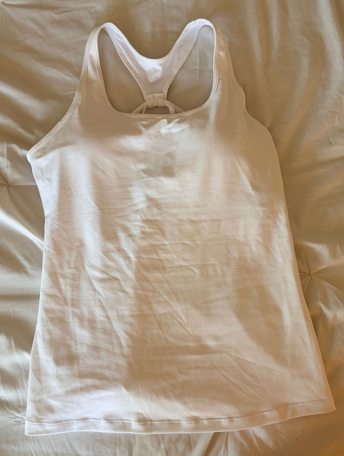 Racerback Tank Top with Built-in Sports Bra #43
