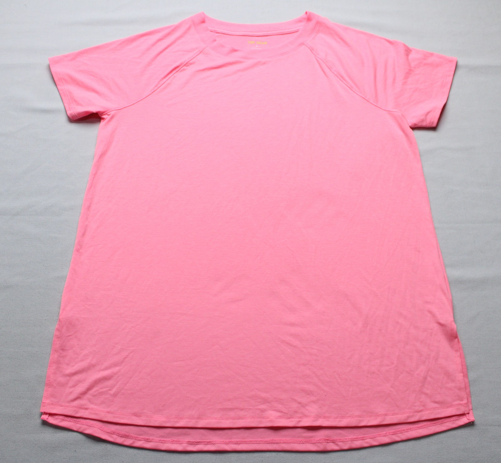 Tek Gear Women’s Dry Tek S/S Moisture Wicking Tee MH7 Malibu Pink Size Large NWT