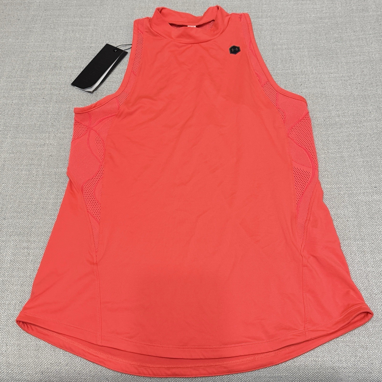 Under Armor RUSH Dry Fit Tank Orange Women’s Size XL